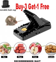 Buy3 Get1 Free Mouse Trap ইঁদুর ধরা মেশিন (4pcs)